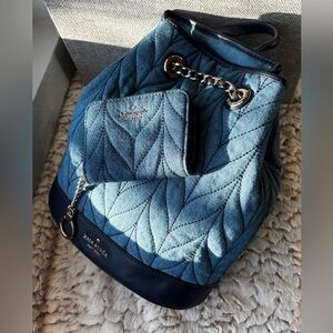 NWT Kate Spade Briar Lane Bucket Bag/Backpack & wallet